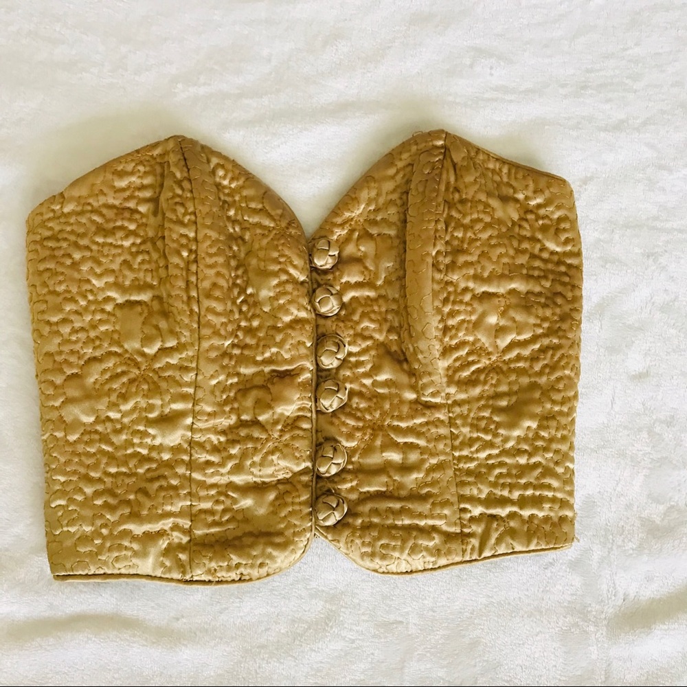 Vintage Gold Label Victoria Secret Crop Top